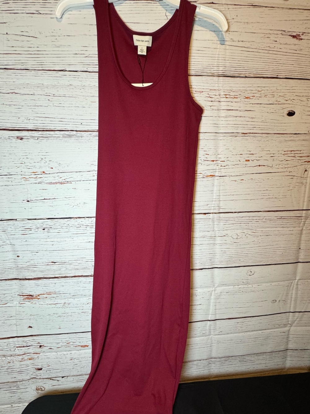 Calvin Klein new racerback maxi dress medium